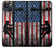 S3803 電気技師ラインマンアメリカ国旗 Electrician Lineman American Flag iPhone 13 mini バックケース、フリップケース・カバー