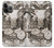 S1681 スチームパンク 図面 Steampunk Drawing iPhone 13 Pro Max バックケース、フリップケース・カバー
