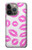 S2214 ピンクの唇のキス Pink Lips Kisses iPhone 13 Pro Max バックケース、フリップケース・カバー