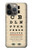 S2502 目の検査図ポスター Eye Exam Chart Decorative Decoupage Poster iPhone 13 Pro Max バックケース、フリップケース・カバー
