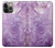 S2690 アメジスト結晶グラフィックプリント Amethyst Crystals Graphic Printed iPhone 13 Pro Max バックケース、フリップケース・カバー