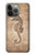 S3214 タツノオトシゴスケルトン化石 Seahorse Skeleton Fossil iPhone 13 Pro Max バックケース、フリップケース・カバー