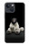 S0878 黒いくま Black Bear iPhone 13 バックケース、フリップケース・カバー