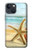 S1117 ビーチのヒトデ Starfish on the Beach iPhone 13 バックケース、フリップケース・カバー