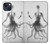 S1432 頭蓋骨のタコのX線 Skull Octopus X-ray iPhone 13 バックケース、フリップケース・カバー