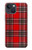 S2374 タータンレッドパターン Tartan Red Pattern iPhone 13 バックケース、フリップケース・カバー