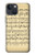S2504 ヴィンテージ音楽シート Vintage Music Sheet iPhone 13 バックケース、フリップケース・カバー