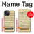 S2504 ヴィンテージ音楽シート Vintage Music Sheet iPhone 13 バックケース、フリップケース・カバー