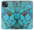 S2685 アクアターコイズ宝石グラフィックプリント Aqua Turquoise Gemstone Graphic Printed iPhone 13 バックケース、フリップケース・カバー