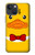 S2760 イエロー アヒル タキシード 漫画 Yellow Duck Tuxedo Cartoon iPhone 13 バックケース、フリップケース・カバー