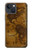 S2861 アンティークの世界地図 Antique World Map iPhone 13 バックケース、フリップケース・カバー