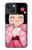 S3042 雛人形 着物桜 Japan Girl Hina Doll Kimono Sakura iPhone 13 バックケース、フリップケース・カバー