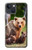 S3558 くまの家族 Bear Family iPhone 13 バックケース、フリップケース・カバー