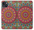 S3694 ヒッピーアートパターン Hippie Art Pattern iPhone 13 バックケース、フリップケース・カバー