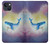 S3802 夢のクジラ パステルファンタジー Dream Whale Pastel Fantasy iPhone 13 バックケース、フリップケース・カバー