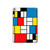 S3814 ピエトモンドリアン線画作曲 Piet Mondrian Line Art Composition iPad Pro 12.9 (2015,2017) タブレットケース