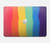 S3799 かわいい縦水彩レインボー Cute Vertical Watercolor Rainbow MacBook Air 13″ - A1369, A1466 ケース・カバー