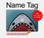 S3825 漫画のサメの海のダイビング Cartoon Shark Sea Diving MacBook Air 13″ - A1932, A2179, A2337 ケース・カバー