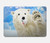 S3794 北極シロクマはシールに恋するペイント Arctic Polar Bear in Love with Seal Paint MacBook Pro 13″ - A1706, A1708, A1989, A2159, A2289, A2251, A2338 ケース・カバー