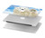 S3794 北極シロクマはシールに恋するペイント Arctic Polar Bear in Love with Seal Paint MacBook Pro 13″ - A1706, A1708, A1989, A2159, A2289, A2251, A2338 ケース・カバー