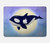 S3807 キラーホエールオルカ月パステルファンタジー Killer Whale Orca Moon Pastel Fantasy MacBook Pro 13″ - A1706, A1708, A1989, A2159, A2289, A2251, A2338 ケース・カバー