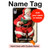 S1417 サンタクロースメリークリスマス Santa Claus Merry Xmas iPad mini 6 7, iPad mini (2021,2024) タブレットケース