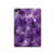 S3713 パープルクォーツアメジストグラフィックプリント Purple Quartz Amethyst Graphic Printed iPad mini 6, iPad mini (2021) タブレットケース