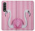 S3805 フラミンゴピンクパステル Flamingo Pink Pastel Samsung Galaxy Z Fold 3 5G バックケース、フリップケース・カバー