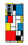 S3814 ピエトモンドリアン線画作曲 Piet Mondrian Line Art Composition OnePlus Nord N200 5G バックケース、フリップケース・カバー