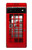 S0058 ロンドン〔イギリス〕の赤い電話ボックス Classic British Red Telephone Box Google Pixel 6 バックケース、フリップケース・カバー