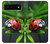 S0263 天道虫 Ladybug Google Pixel 6 バックケース、フリップケース・カバー