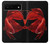 S2092 シャムと戦うサイアム Red Siamese Fighting Fish Google Pixel 6 バックケース、フリップケース・カバー