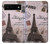 S2211 パリエッフェル塔ポストカード Paris Postcard Eiffel Tower Google Pixel 6 バックケース、フリップケース・カバー