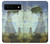 S2415 クロード・モネ パラソルを持つ女性 Claude Monet Woman with a Parasol Google Pixel 6 バックケース、フリップケース・カバー