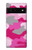 S2525 ンク迷彩 Pink Camo Camouflage Google Pixel 6 バックケース、フリップケース・カバー