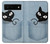 S2641 ポケット黒猫 Pocket Black Cat Google Pixel 6 バックケース、フリップケース・カバー
