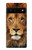 S2870 ライオン Lion King of Beasts Google Pixel 6 バックケース、フリップケース・カバー
