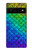 S2930 人魚のスケール Mermaid Fish Scale Google Pixel 6 バックケース、フリップケース・カバー