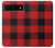 S2931 レッドバッファローチェック柄 Red Buffalo Check Pattern Google Pixel 6 バックケース、フリップケース・カバー