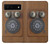 S3146 アンティークウォールレトロ電話 Antique Wall Retro Dial Phone Google Pixel 6 バックケース、フリップケース・カバー