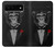 S3167 面白いマフィア猿 Funny Gangster Mafia Monkey Google Pixel 6 バックケース、フリップケース・カバー