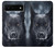 S3168 ドイツのシェパード・ブラック・ドッグ German Shepherd Black Dog Google Pixel 6 バックケース、フリップケース・カバー