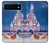 S3282 サンタ・クリスマス城 Santa Xmas Castle Google Pixel 6 バックケース、フリップケース・カバー