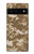 S3294 陸軍砂漠タンコヨーテカモ迷彩 Army Desert Tan Coyote Camo Camouflage Google Pixel 6 バックケース、フリップケース・カバー