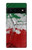 S3318 イタリアの旗ビンテージフットボールのグラフィック Italy Flag Vintage Football Graphic Google Pixel 6 バックケース、フリップケース・カバー