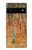 S3380 グスタフ・クリムト バーチフォレスト Gustav Klimt Birch Forest Google Pixel 6 バックケース、フリップケース・カバー