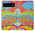 S3407 ヒッピーアート Hippie Art Google Pixel 6 バックケース、フリップケース・カバー