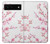S3707 ピンクの桜の春の花 Pink Cherry Blossom Spring Flower Google Pixel 6 バックケース、フリップケース・カバー
