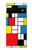 S3814 ピエトモンドリアン線画作曲 Piet Mondrian Line Art Composition Google Pixel 6 バックケース、フリップケース・カバー