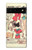 S3820 ヴィンテージ騎乗位ファッション紙人形 Vintage Cowgirl Fashion Paper Doll Google Pixel 6 バックケース、フリップケース・カバー